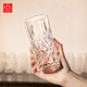 RCR意大利進(jìn)口水晶玻璃水杯家用泡茶杯啤酒杯 旋律晶質(zhì)高身水杯360ml