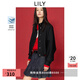 LILY【五明治面料】2025春新款女裝時(shí)髦寬松蝙蝠袖休閑衛(wèi)衣外套女 510黑 L