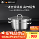 WMFWMF蒸鍋不銹鋼燉鍋家用蒸煮兩用鍋 Iconic系列蒸鍋 2層 28cm