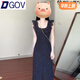 DGOV法式波點(diǎn)雪紡吊帶連衣裙子夏季女2025新款收腰飛飛袖初戀奶甜長(cháng)裙 星光點(diǎn)點(diǎn) S