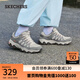 斯凱奇（Skechers）女鞋秋季戶外防滑登山徒步鞋抓地防護耐磨越野運動跑步鞋 自然色/灰色/NTGY 36