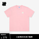 UNDEFEATED五條杠官方春季新品美式復(fù)古ICON經(jīng)典款LOGO短袖T恤半袖上衣 粉色 M