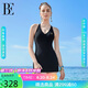 范德安（BALNEAIRE）【江疏影同款】小黑裙系列連體泳衣性感掛脖海邊 61598 黑色 M