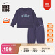 耐克（NIKE）嬰童透氣柔軟上衣和長(zhǎng)褲套裝男女童圓領(lǐng)學(xué)院風(fēng)NIKE FZ9931