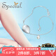 special歐美風(fēng)S925銀飾淡水珍珠腳鏈腳可調(diào)節(jié)女首飾新 白色