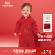 英氏嬰兒衣服秋冬長(cháng)袖男童連體衣寶寶拜年服喜慶衣服女童 新年紅 80cm （建議身高72-80cm）