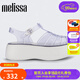 Melissa（梅麗莎）時(shí)尚編織厚底果凍女士羅馬涼鞋33556 水晶色/白色 39