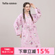 tutuanna HelloKitty滿(mǎn)印和服長(cháng)袖睡裙 淡桃紅色 均碼