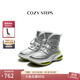 COZY STEPS可至男女款冬季防滑耐磨保暖防寒舒適厚底羊皮毛一體雪地靴 科幻銀（女） 38