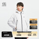 KOLON SPORT/可隆夾克 男女通用中性露營(yíng)防風(fēng)防潑水運動(dòng)下擺抽繩防曬外套 LUJK4MT721-CR 米白 M