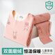 G.DUCKKIDS童裝兒童保暖內衣套裝AB雙面德絨無(wú)痕女童孩秋衣秋褲中大童睡衣冬 L14X-套裝-嫩粉兔 120 cm 建議108-118CM