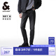 杰克·瓊斯（JACK&JONES）秋季自由靈動舒適彈力字母刺繡磨破褲子修身牛仔褲男裝225132011 A16深灰牛仔 32 175 W32/L32