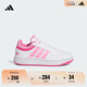 adidas男女小童HOOPS 3.0 K休閑籃球板鞋兒童阿迪達斯   白色/祈福粉/脈沖洋紅   37