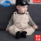 迪士尼（Disney）男寶寶秋季套裝韓版嬰兒秋裝衣服嬰幼兒背帶褲男童外出服洋氣童裝 90