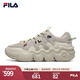 FILA HERITAGE 斐樂官方女子籃球鞋年冬季新款低幫運動鞋潮流休閑鞋女 燕麥色/黃水泥-OC 39
