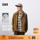 森馬（Semir）[純棉]夾克男巴恩風(fēng)工裝外套男燈芯絨夾克秋寬松上衣101524108201