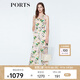 PORTS寶姿 新品 女裝無(wú)袖印花高腰連體褲LN8P100HPT041 粉色印花 L (8)