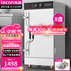 樂(lè )創(chuàng  )（lecon）蒸飯柜商用蒸箱220v蒸飯車(chē)電氣兩用雙門(mén)三門(mén)大型蒸飯菜柜三相蒸飯柜380V食堂飯店單位蒸柜 定時(shí)定溫大8盤(pán)|220/380V|約120人