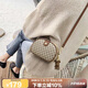 金狐貍（FOXER）女士包包女包大容量單肩斜挎包手機包小包輕奢女生女友生日禮物
