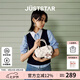 歐時(shí)納（JUST STAR）保齡球包包女款2025年新款輕奢侈單肩斜挎包手提包感激生日禮物女 奶油白 +贈掛飾
