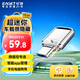 憶捷（EAGET）64GB Type-C USB3.2雙接口U盤CU20高速全金屬mini迷你手機(jī)電腦辦公通用車載小優(yōu)盤讀速150MB/s
