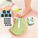 OEMG量腳器兒童寶寶嬰兒精準腳長(cháng)測量器鞋碼測量尺小孩家用量鞋器通用 皇冠恐龍【綠色】