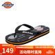 Dickies人字拖男夏季透氣厚底拖鞋休閑百搭?yuàn)A腳拖 S51黑色 42 