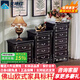 天地紅·家具（TIANDIHONGJIAJU）歐式四斗柜新古典家具實(shí)木色雕花儲物柜高臥室大床頭柜五斗柜 四斗柜 長(cháng)70寬45x高108 整裝