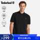 添柏嵐（Timberland）T恤男戶外時尚耐磨舒適透氣百搭全棉POLO衫A2EPM 黑灰 L