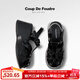 Coup De Foudre女鞋2025夏季新款時(shí)尚厚底小個(gè)子增高豬籠鞋坡跟撞色外穿涼鞋 黑色 37