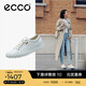 愛(ài)步（ECCO）七夕禮物 板鞋女 時(shí)尚百搭簡(jiǎn)約經(jīng)典平底鞋休閑板鞋女 柔酷430003 白色43000301007 38 （偏小，建議選大一碼）