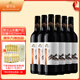 賀蘭山葡萄酒 珍藏干紅750ml赤霞珠紅酒 保樂(lè )力加出品國產(chǎn)紅酒 中秋禮品 珍藏干紅750mL六支