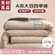 無(wú)印良品A類10%大豆纖維被子空調(diào)被學(xué)生宿色家用四季被芯3斤150x200cm