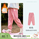 茵曼女童運(yùn)動(dòng)休閑褲子2025春秋冬新款兒童中大童寬松抗起球長(zhǎng)褲女寶寶 冬款-粉色（遠(yuǎn)紅外發(fā)熱） 140