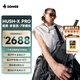 唐農（DONNER）HUSH-X PRO電吉他無(wú)頭便攜智能吉他可拆卸進(jìn)階品牌電吉它 武士黑