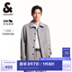 杰克·瓊斯（JACK&JONES）男裝春秋時尚百搭可拆卸加絨內(nèi)膽多色可選尖領毛呢大衣224427018 淺花灰色G41 厚款 淺花灰色G41 M 175