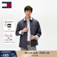 TOMMY JEANS【純棉牛津紡】25春夏男女巴恩風(fēng)燈芯絨翻領(lǐng)寬松襯衣襯衫20879 藏青色PT2 XL （推薦：170-190斤）