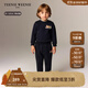 Teenie Weenie Kids小熊童裝25新秋冬男女寶索羅娜加絨衛(wèi)衣褲套裝 藏青色 100 cm