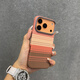 鑒百伊 日落橙凱夫拉紋磁吸適用蘋(píng)果17手機(jī)殼iphone17promax五金鏡框16pro磨砂15新款高檔14防摔13情侶 【日落橙】凱夫拉紋-內(nèi)置強(qiáng)力磁吸 iPhone 17