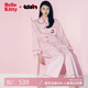野獸派家居（tbh）三麗鷗Hello Kitty天絲棉家居服套裝四季可外穿條紋睡衣 長款 M