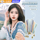 川藏旅游民族風(fēng)披肩女云南川西旅游穿搭針織斗篷復古披風(fēng)草原外搭 旅行拍照披肩-藍卡綠
