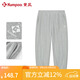 薰風(fēng)（KUMPOO）羽毛球服 柔軟親膚純棉純色熏風(fēng)運動(dòng)長(cháng)褲K243U-6107 灰色長(cháng)褲 3XL