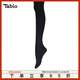 Tabio連褲襪女150D秋冬高腰不掉檔防勾黑色顯瘦打底襪日本進(jìn)口打底褲襪 純正黑 1雙 M (M-L 85-98/150-165)