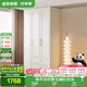 全友家居輕奢主臥室收納儲物衣柜落地靠墻成品衣柜奶油風(fēng)家用衣櫥家具