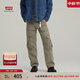 Levi's李維斯工裝巴恩風男士淺灰綠色寬松直筒工裝傘兵褲休閑褲 淺灰綠色 32 (32)
