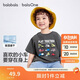 巴拉巴拉童裝兒童t恤短袖上衣男童2025夏裝吸濕速干卡通208225117110