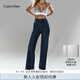 Calvin KleinJeans【新品禮盒】25夏女美式復(fù)古ck高腰寬松闊腿牛仔褲47B936G U3N-牛仔深藍(lán) 27