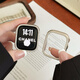 福樂(lè )森【閃鉆全包】適用AppleWatch帶鉆保護殼S11蘋(píng)果手表鑲鉆邊框殼iwatch10/9/8/7/6/SE代半包42/46mm 單排鉆黑色 全包 （帶鋼化膜) 適用iwatchS11/10 -