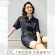 對白萊賽爾時尚工裝連衣短褲女2025夏季新款小個子氣質(zhì)休閑連體褲 藏青色 XL