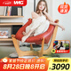 IMG COMFORT挪威設(shè)計(jì)原裝進(jìn)口真皮實(shí)木單人沙發(fā)椅躺椅休閑椅挪威寵椅 盧娜椅 磚紅色